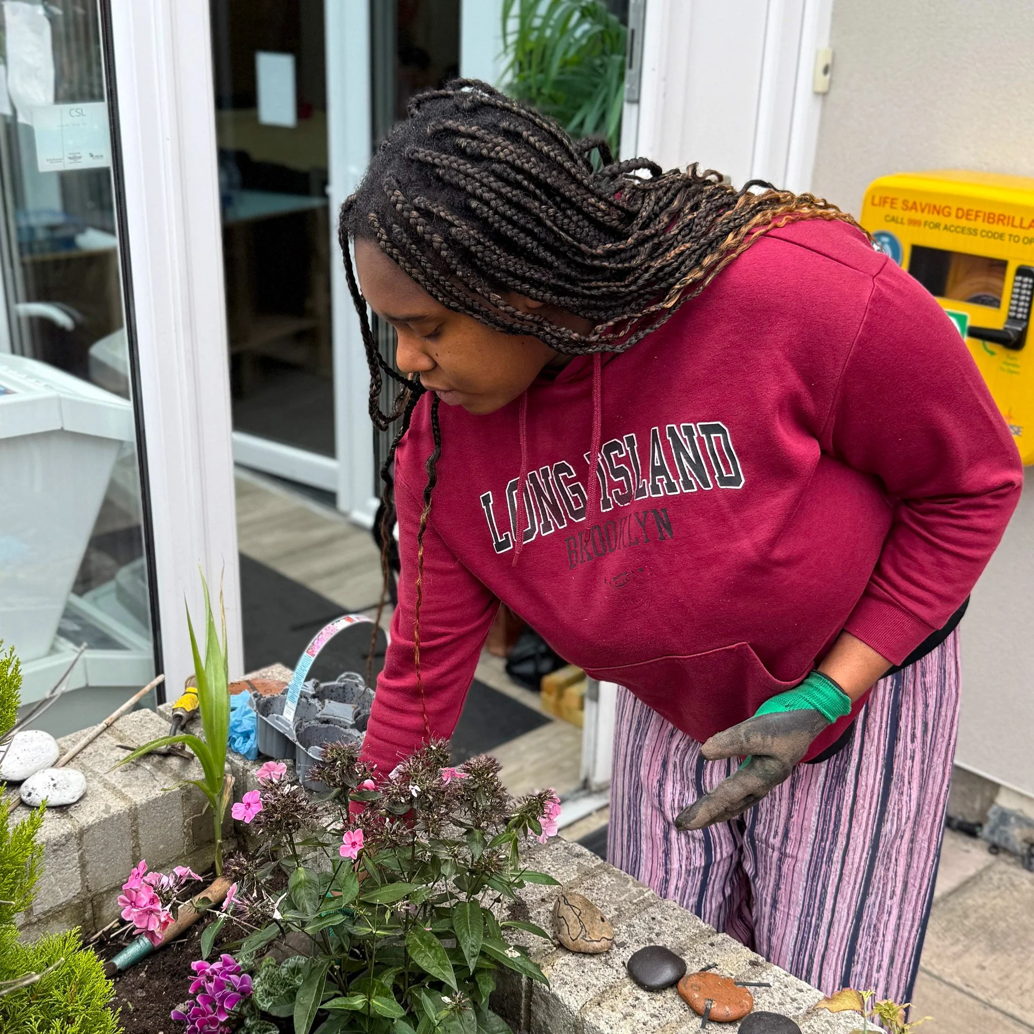 Brandy Tidying The Garden.jpg