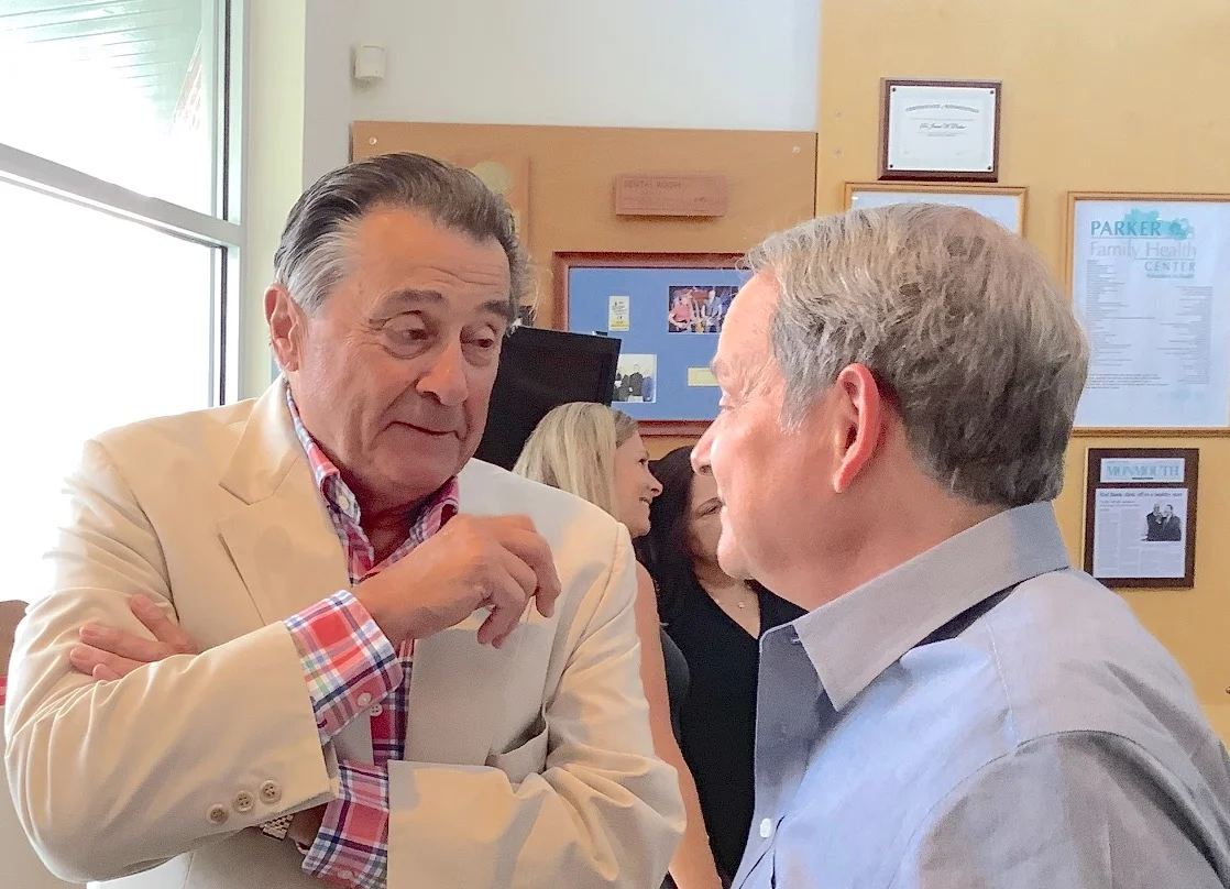 PFHC President and Founder Dr. Gene Cheslock with Gala Honoree Dr. Ken Grossman.