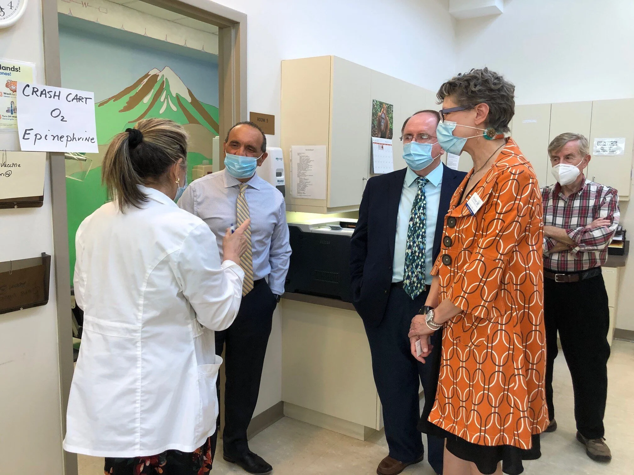 County Commissioner Visits Parker in  Action!