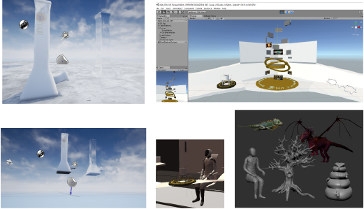 In addition to my owl, these are some of my works in progress, including a SpaceX astronaut, a glass beaker, a cryogenic electrostatic vacuum gyroscope, and a beeswax candle with bees. I have also begun learning to rig so I can animate my 3D models …