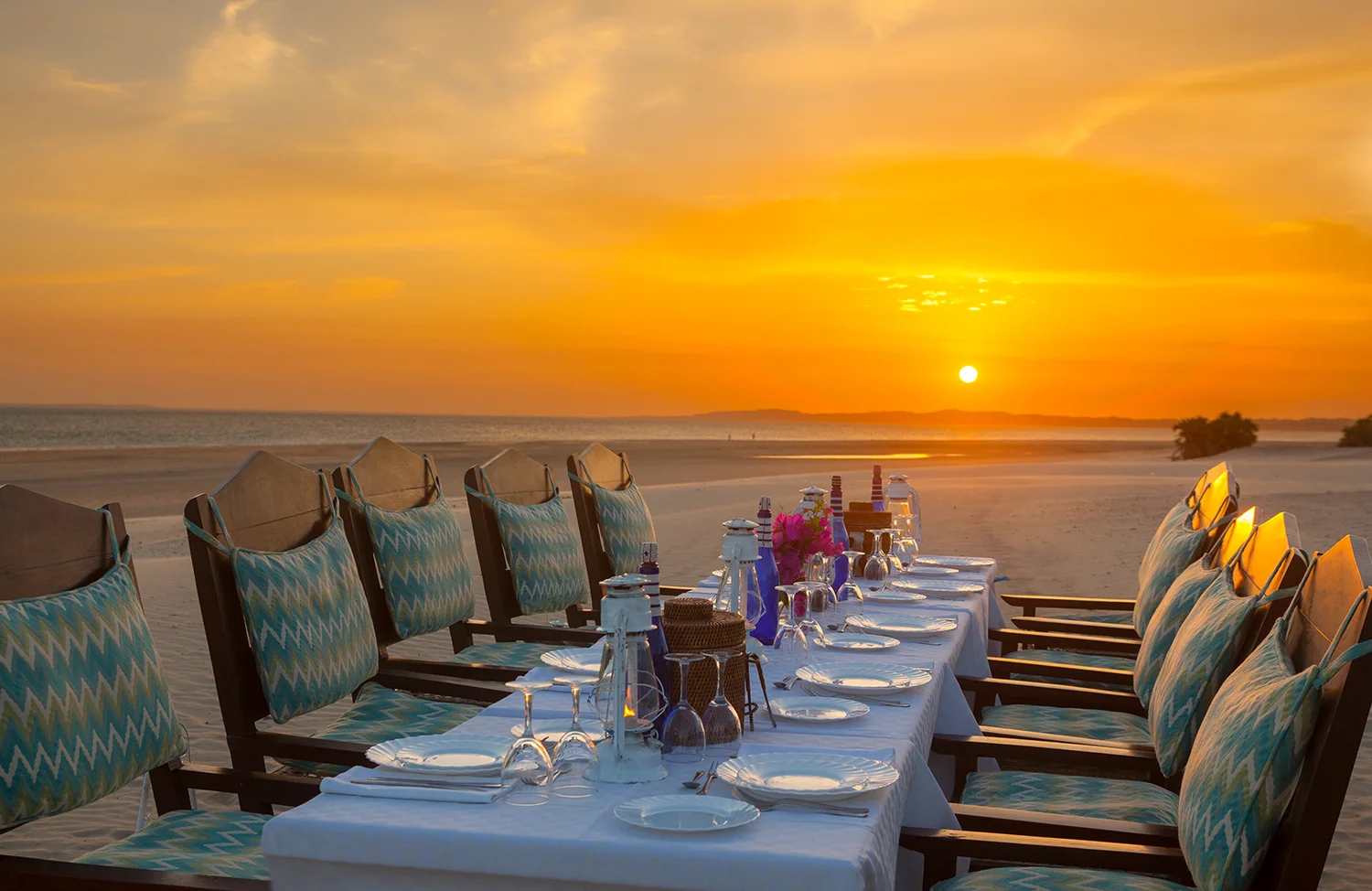 dinner at sunset - cena al tramonto
