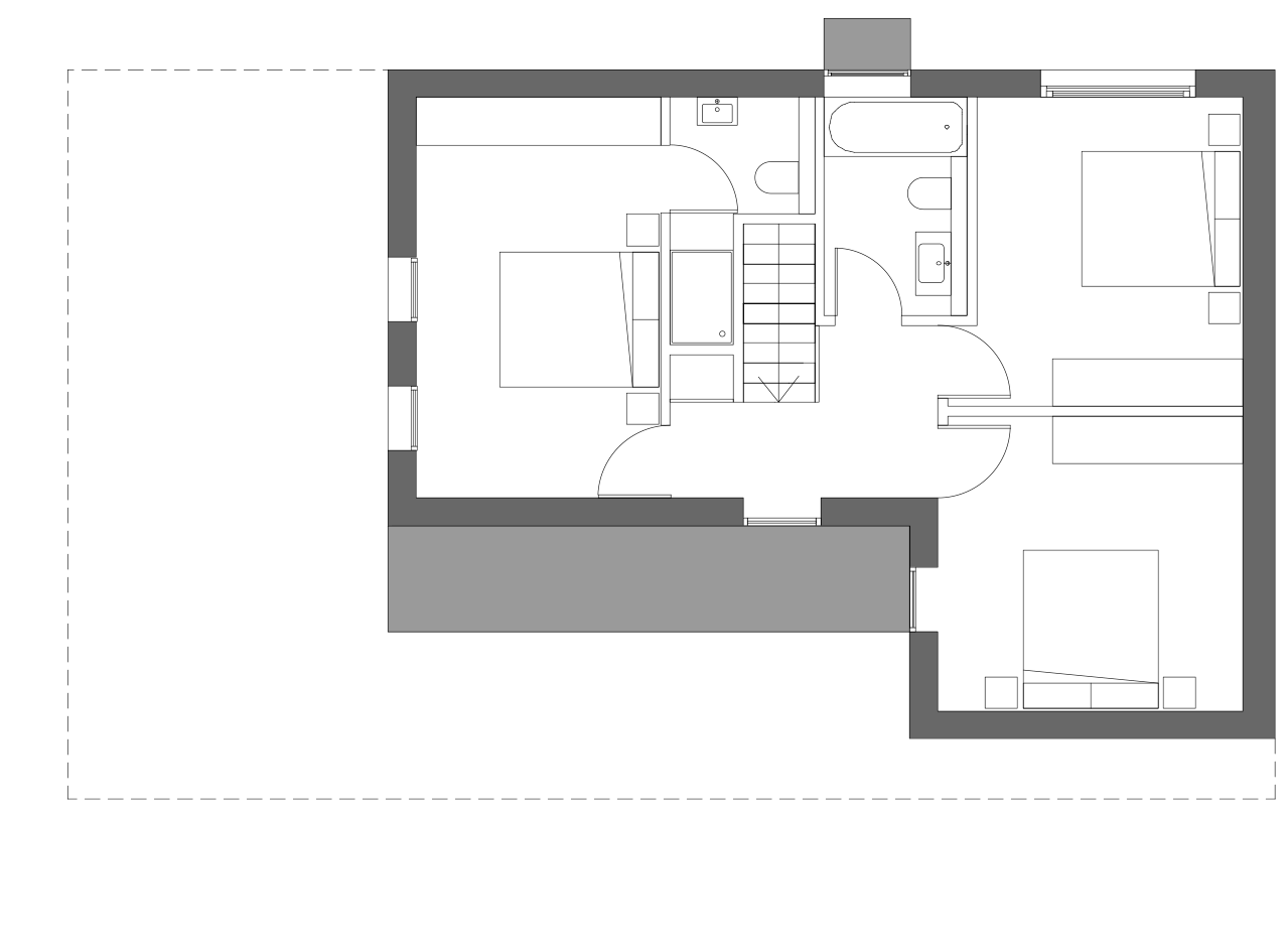 Typical first floor plan