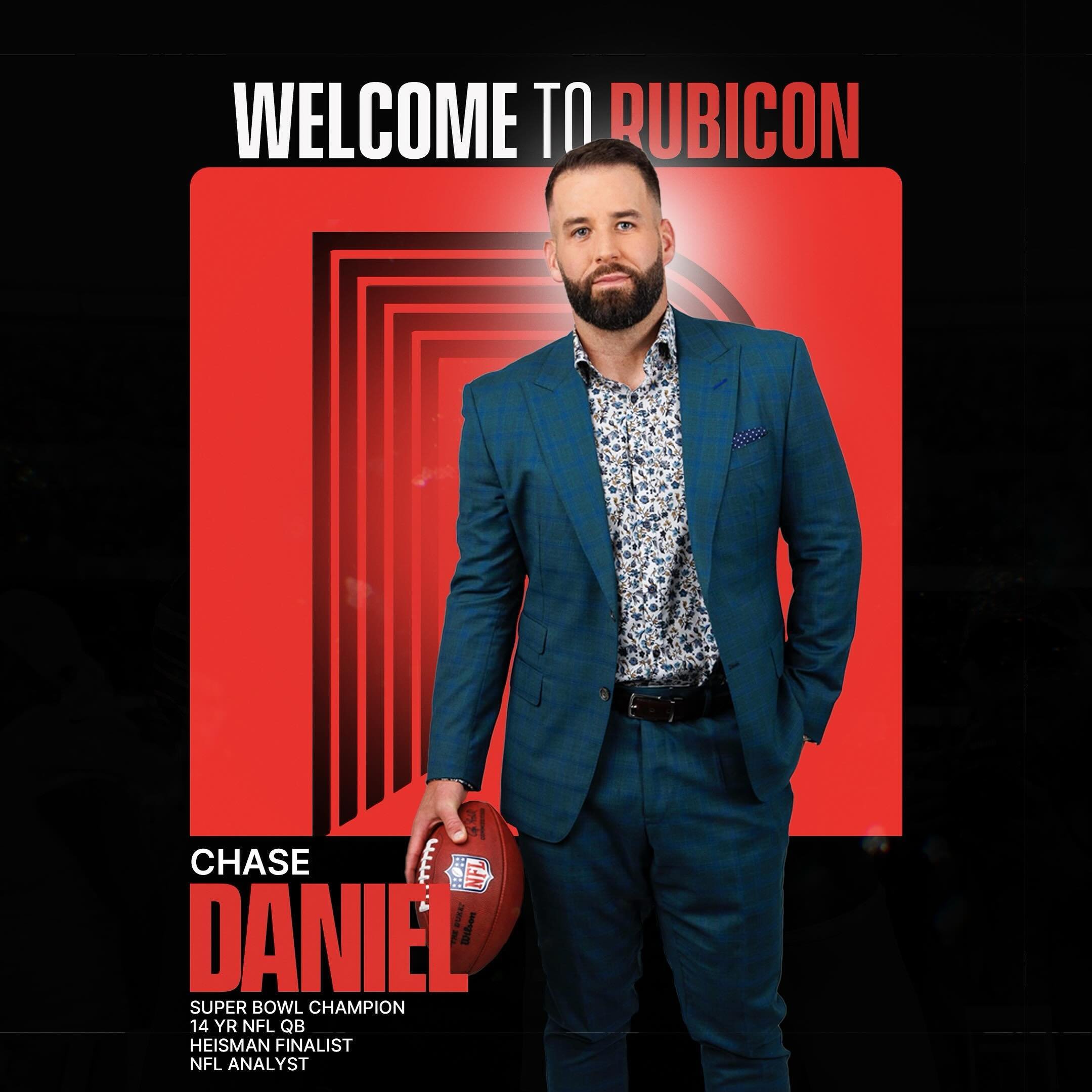 We are thrilled to announce the addition of Chase Daniel to Rubicon Talent.

Chase had a legendary career at Missouri, becoming one of the greatest Quarterbacks in the history of the Big 12 Conference.

He broke virtually all of the school&rsquo;s pa