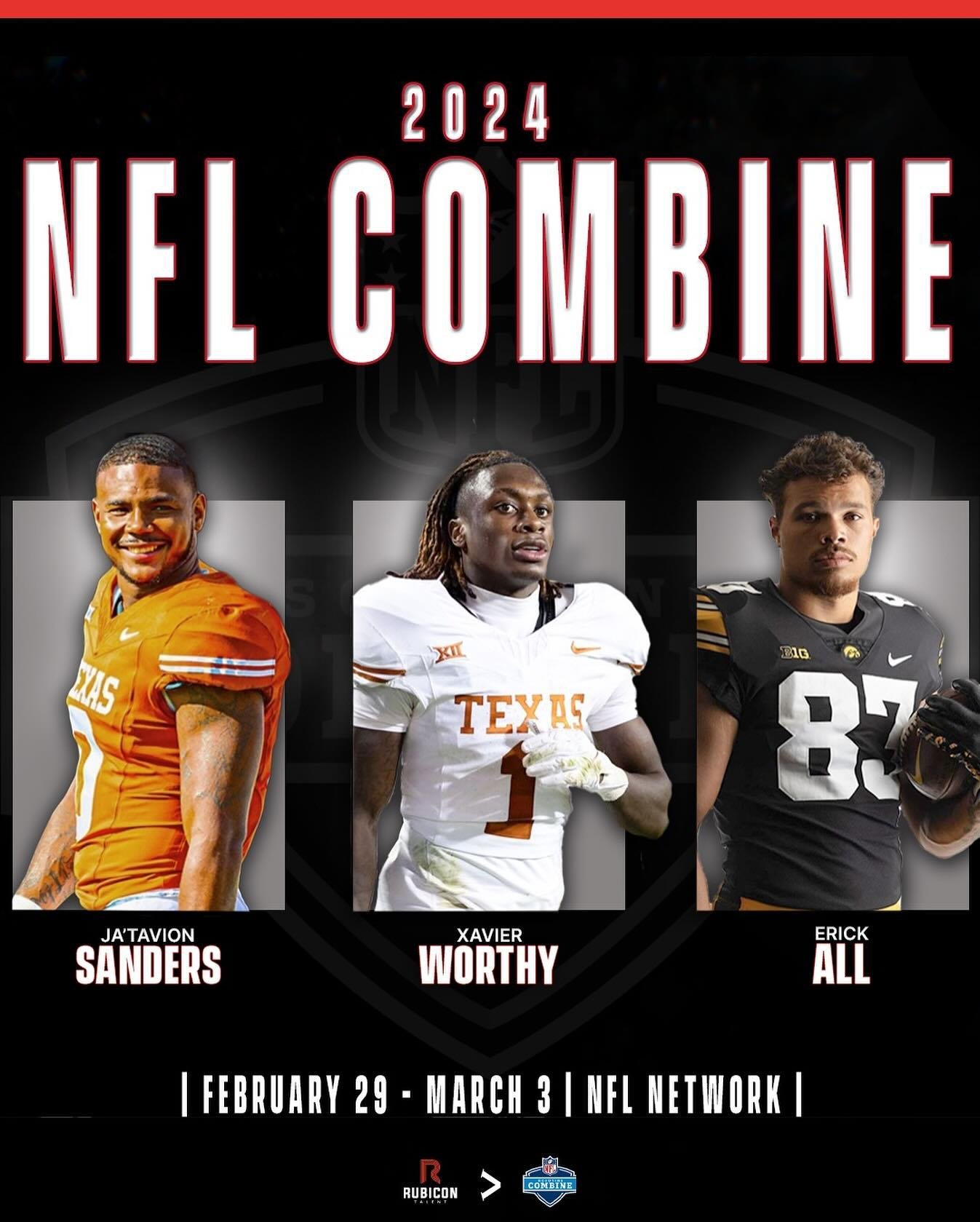 Wishing our guys the best of luck at the #NFLCombine 🏈

📺: #NFLCombine @nflnetwork