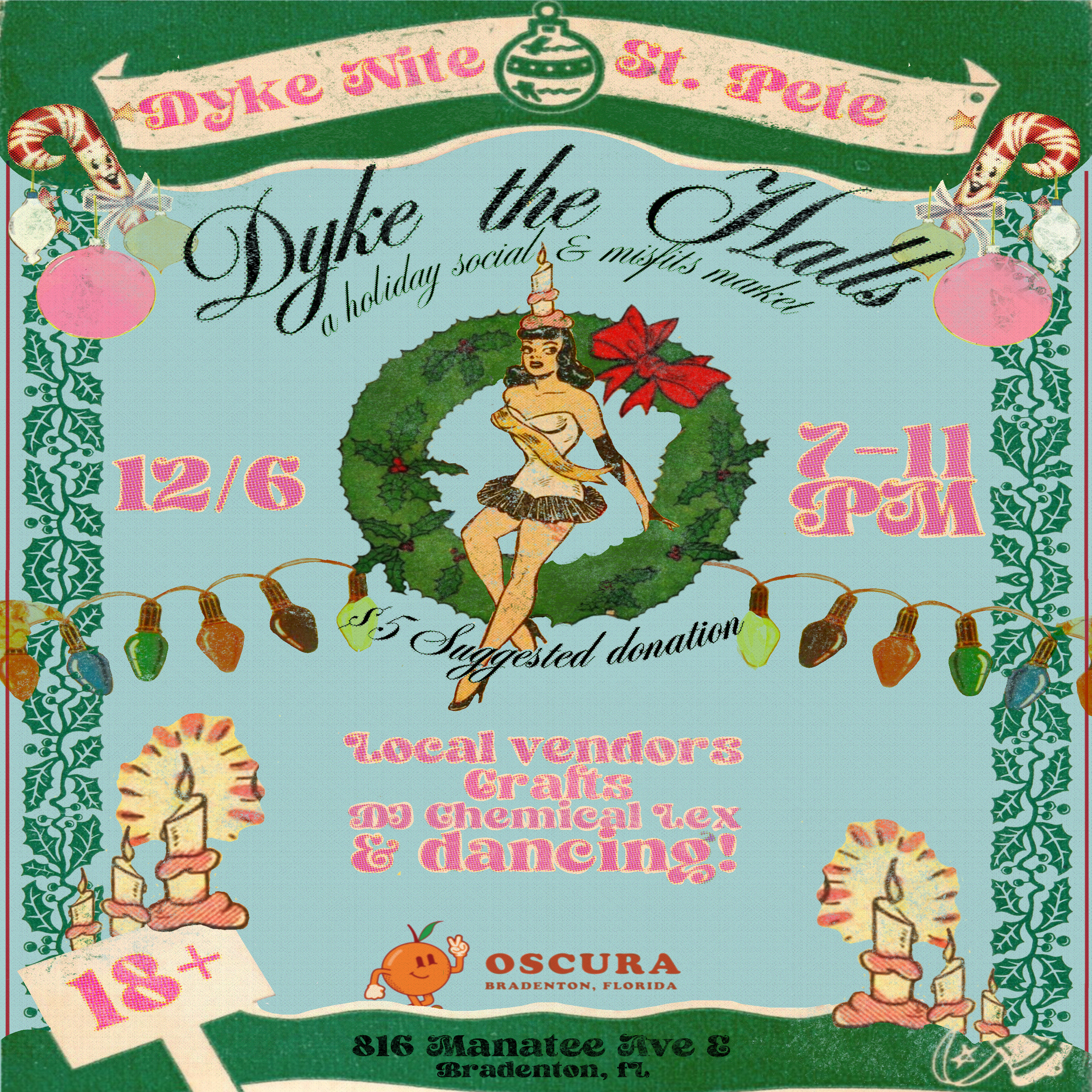 Dyke The Halls - A Holiday Social &amp; Misfts Market