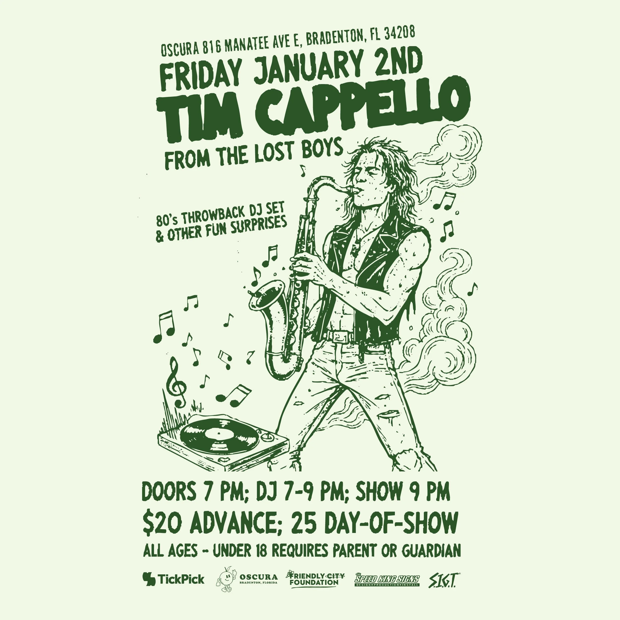 Tim Cappello of "The Lost Boys" &amp; More
