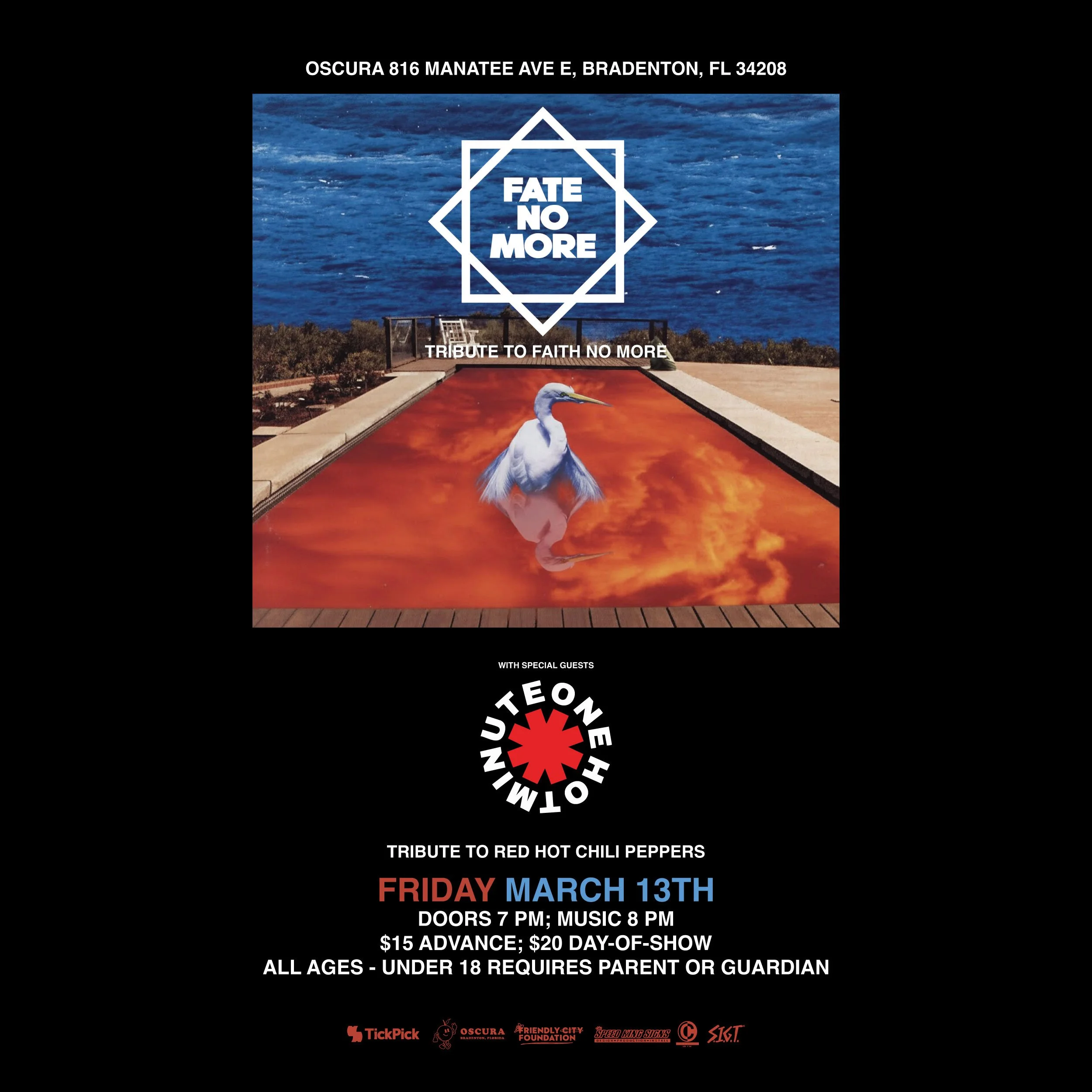 Fate No More - Tribute to Faith No More w/ One Hot Minute