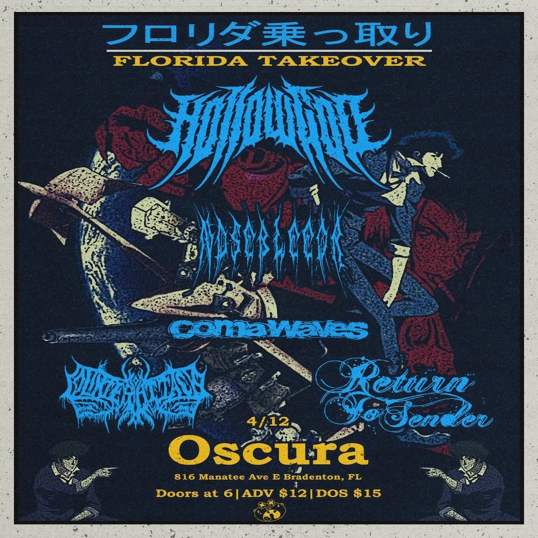 Hollow God w/ Nosebleedr, Coma Waves, Counter Attack, Return To Sender