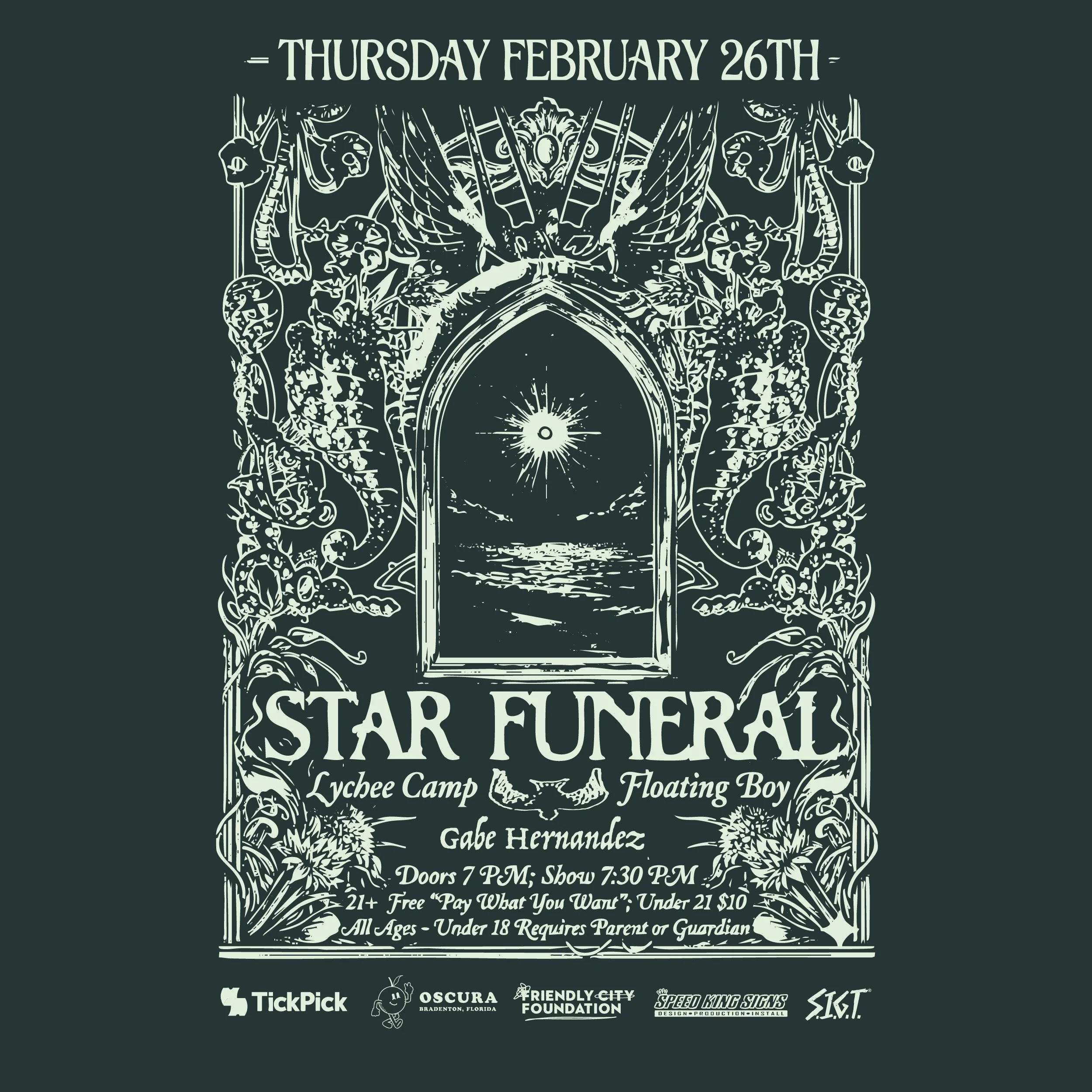 Star Funeral w/ Lychee Camp, Floating Boy, Gabe Hernandez