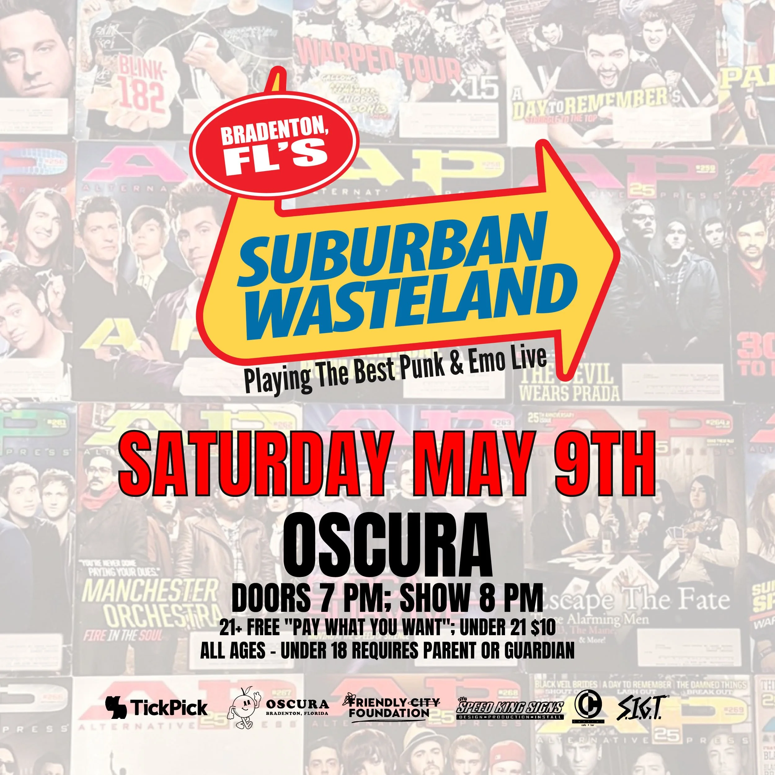 Suburban Wasteland - Playing The Best Punk &amp; Emo Live 