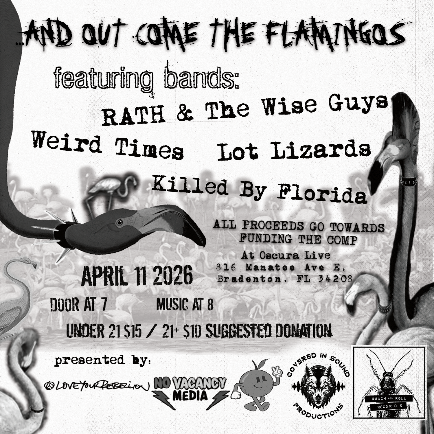 Rath and The Wise Guys w/ Weird Times, Lot Lizards, Killed By Florida