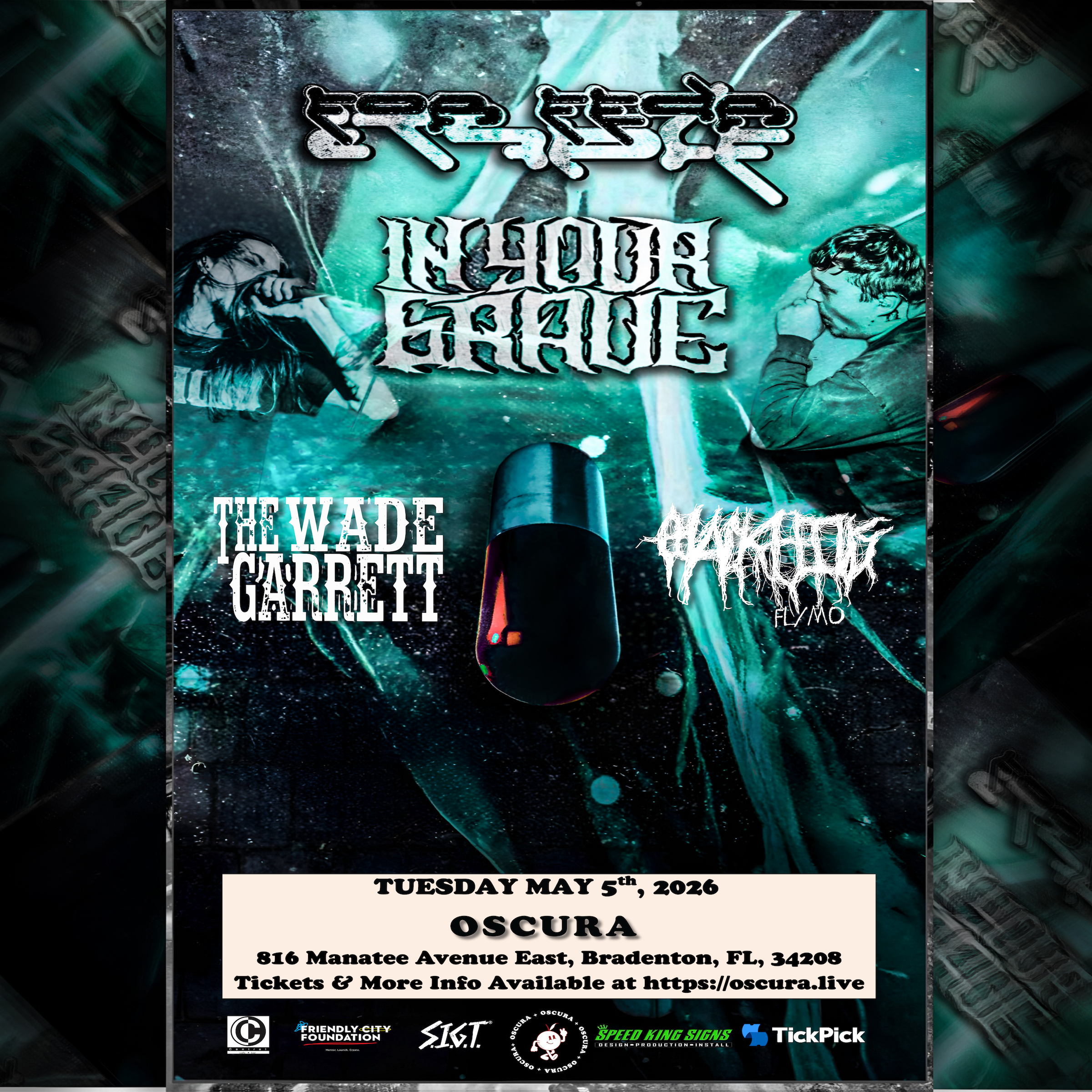 For Fear Itself w/ In Your Grave, The Wade Garrett Band, Black Hills