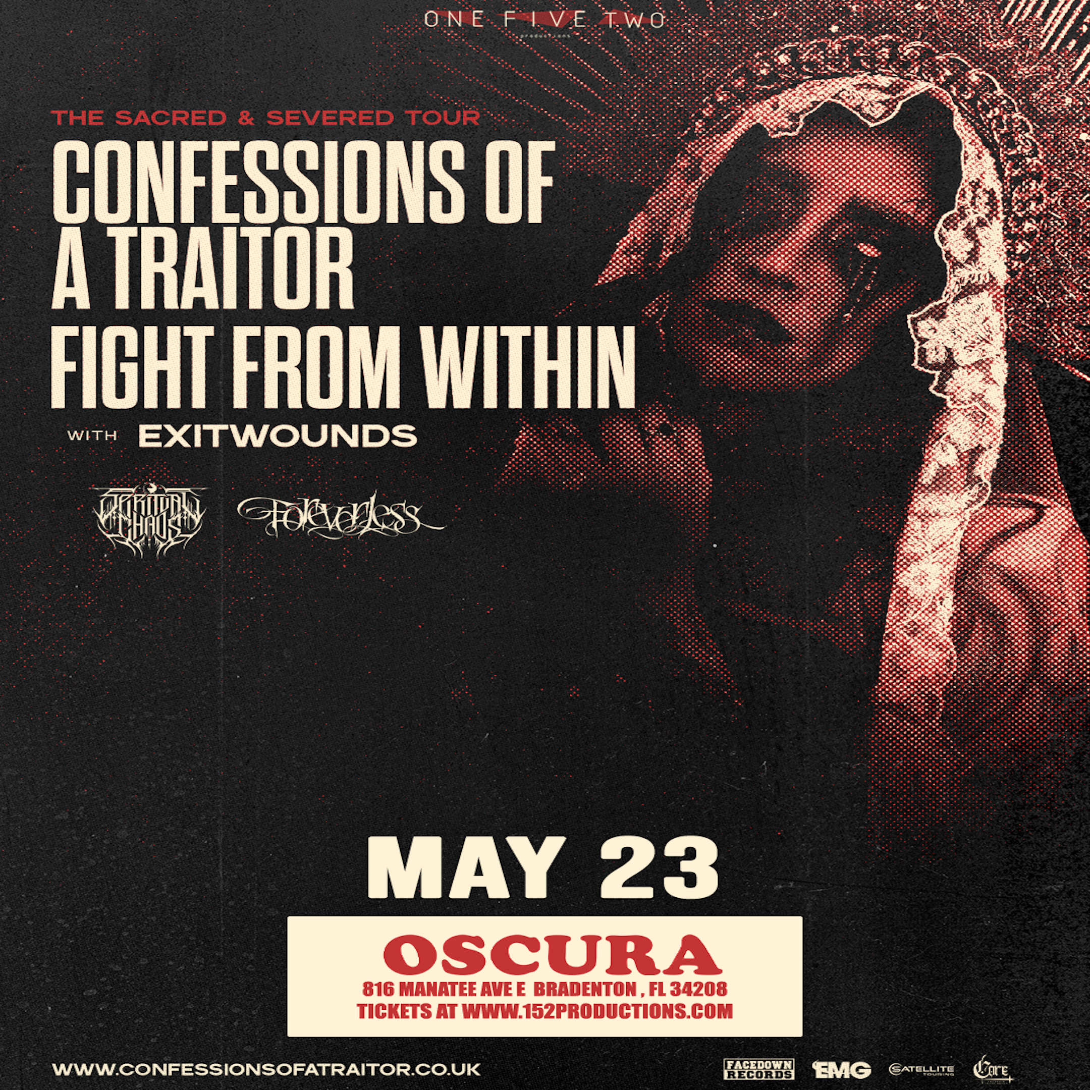 Confessions of a Traitor w/ Fight From Within, ExitWounds, Spiritual Chaos, Foreverless
