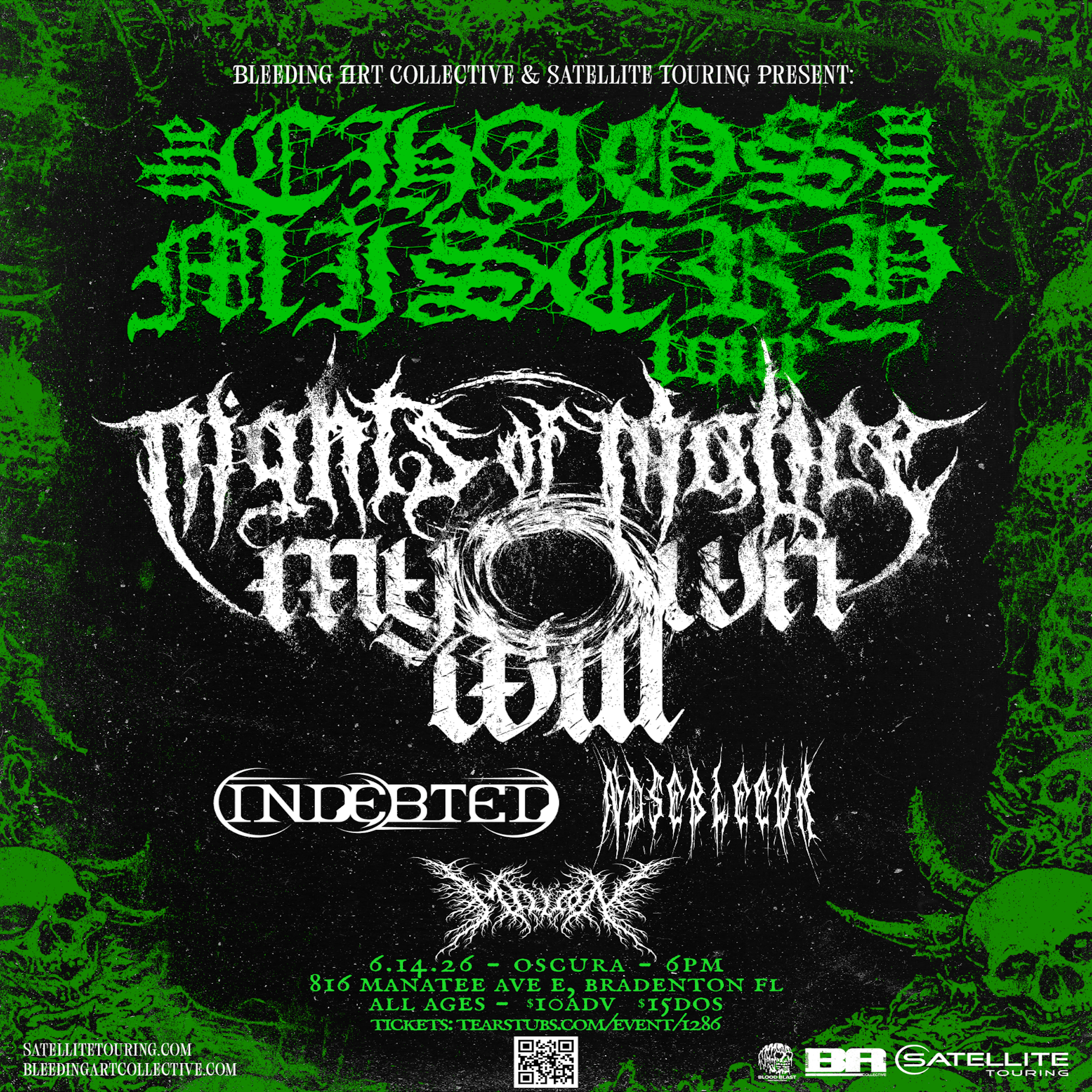 Nights Of Malice w/ My Own Will, Indebted, 