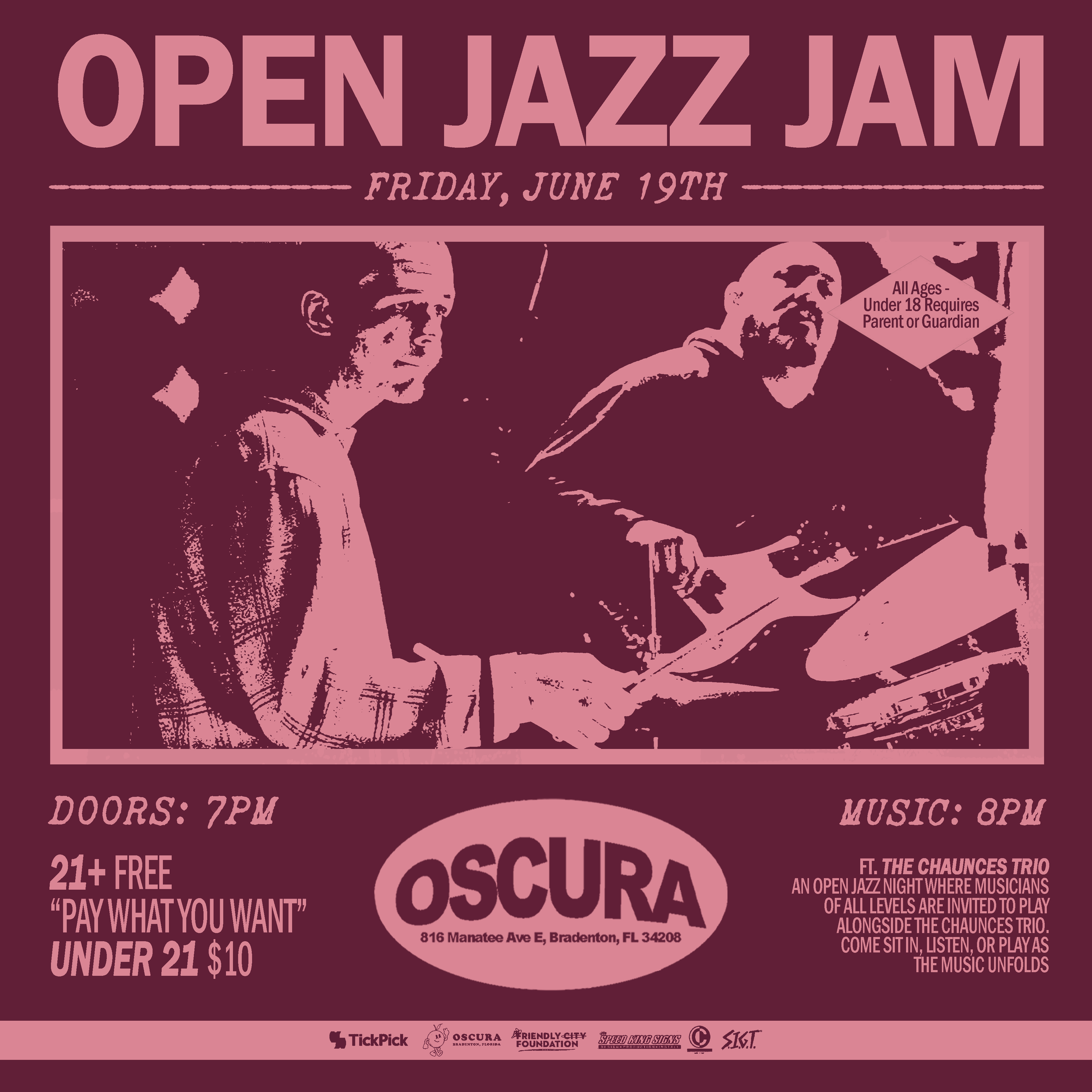 Oscura Jazz Open Jam ft. The Chaunces Trio