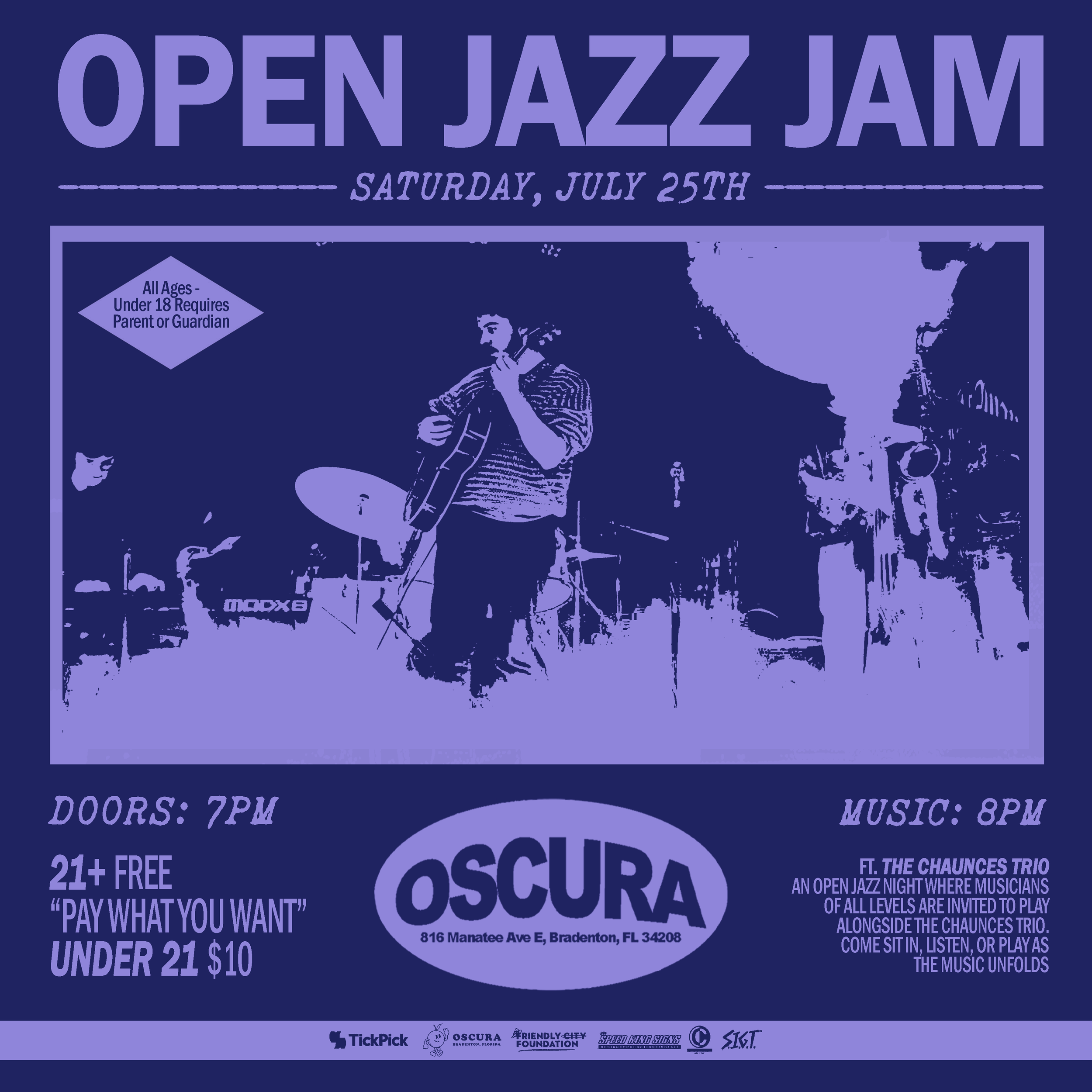 Oscura Jazz Open Jam ft. The Chaunces Trio