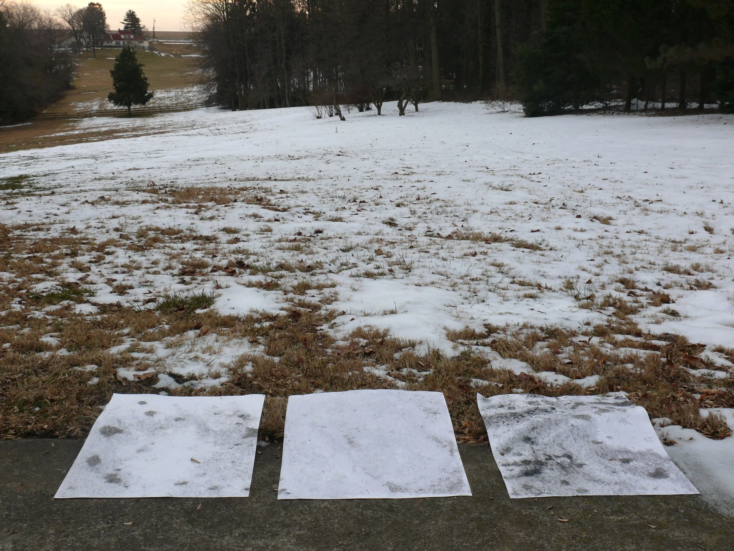  Recording location for snowflake drawings 