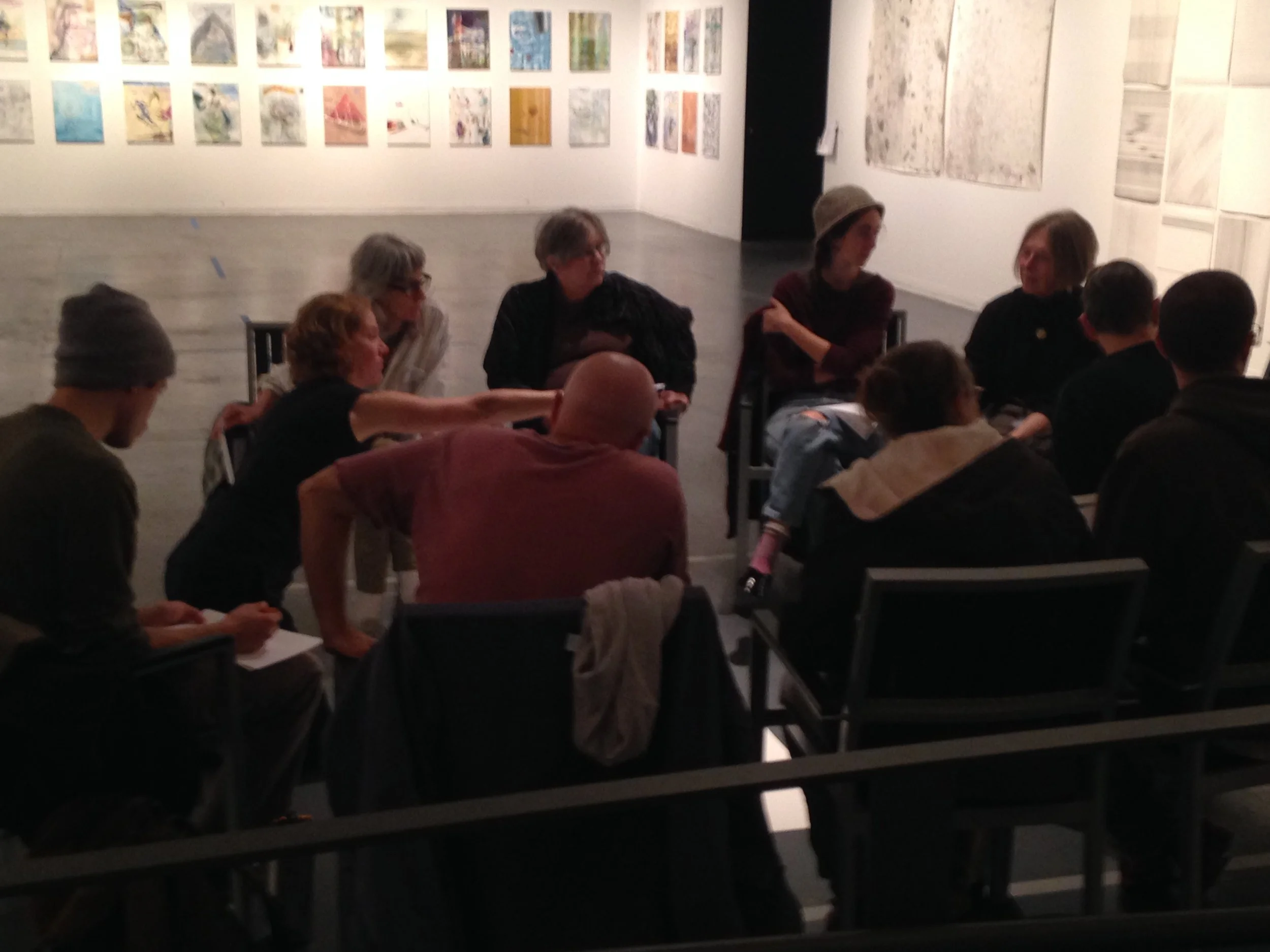  Exploring drawing together is tremendously exciting. Shared authorship of drawings in dialogue expands ways each person might best use drawing in their life.  The   process of directly drawing ones self out  is inherent to any final drawn result. Dr