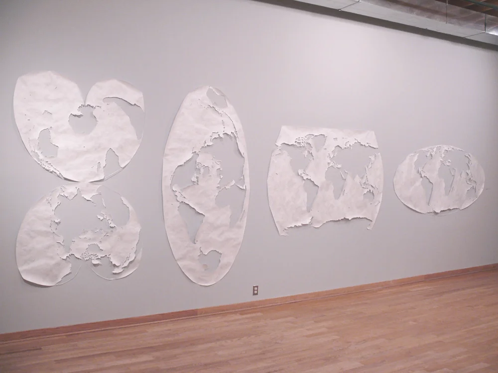 Projections 1 , 2007, tyvek, dimensions variable