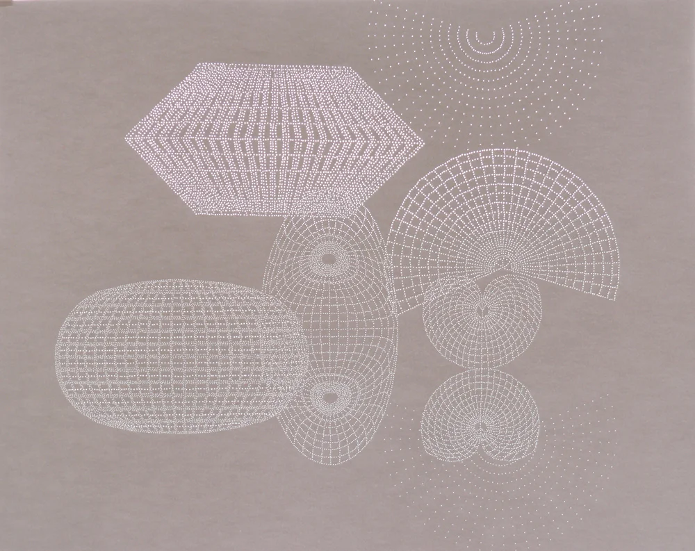 Flat Map IV , 2009, paper, light, 19 x 24"