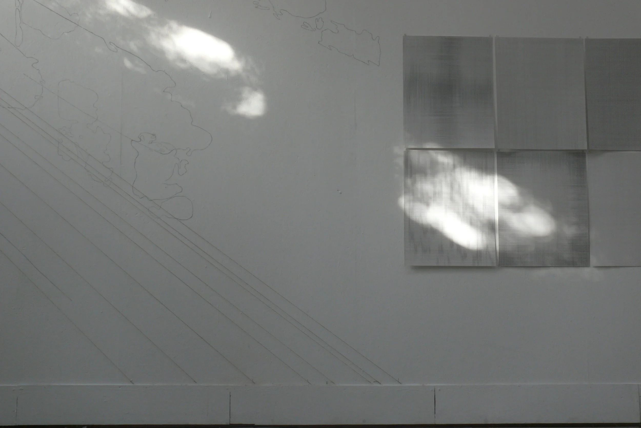  Detail:  Following Light, Marking Time &amp; Shadow,  2013 