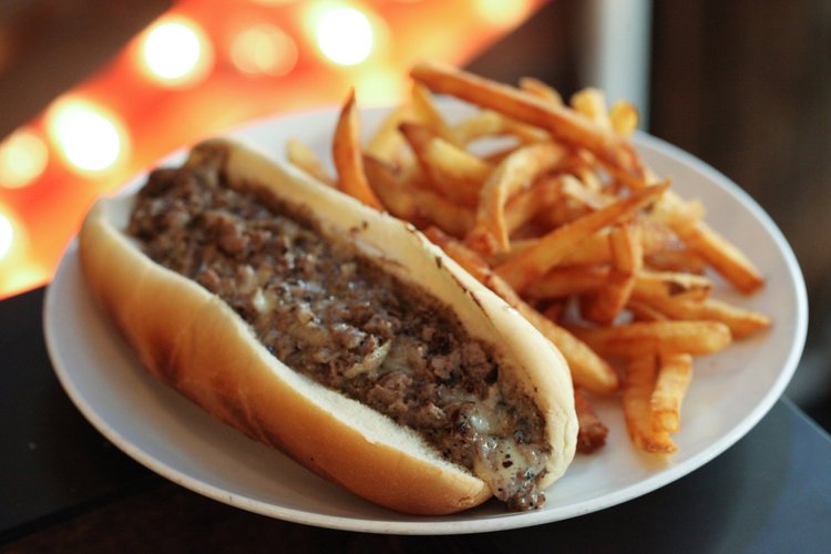 Whitman S Menu Includes Stuffed Burger Juicy Lucy And The Cheesesteak Whitman S Nyc