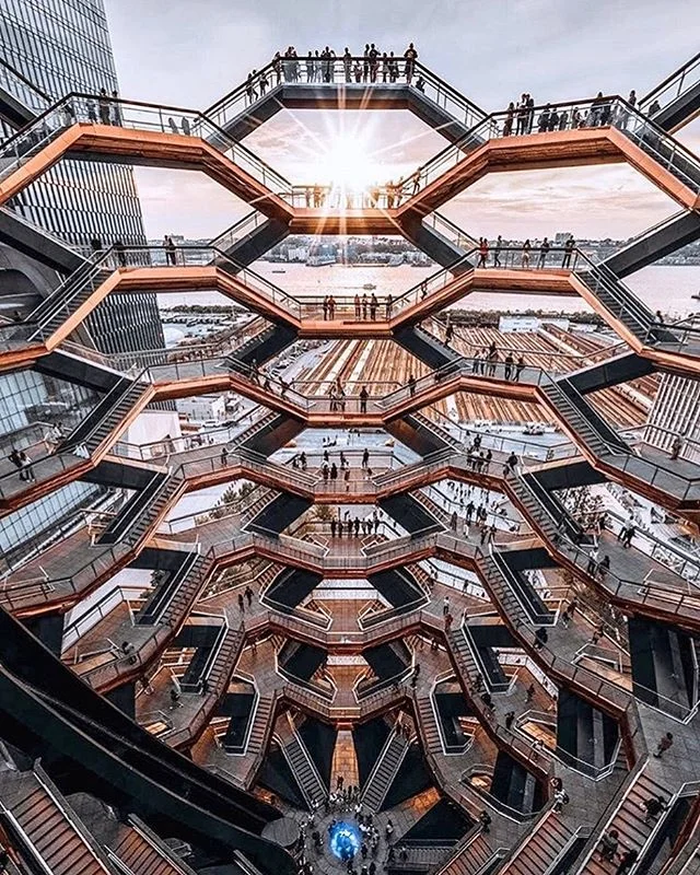 You know what is just around the corner from #thevessel? Whitman’s at Hudson Yards. Grab a burger, you deserve it! Photo: @fulyasezen