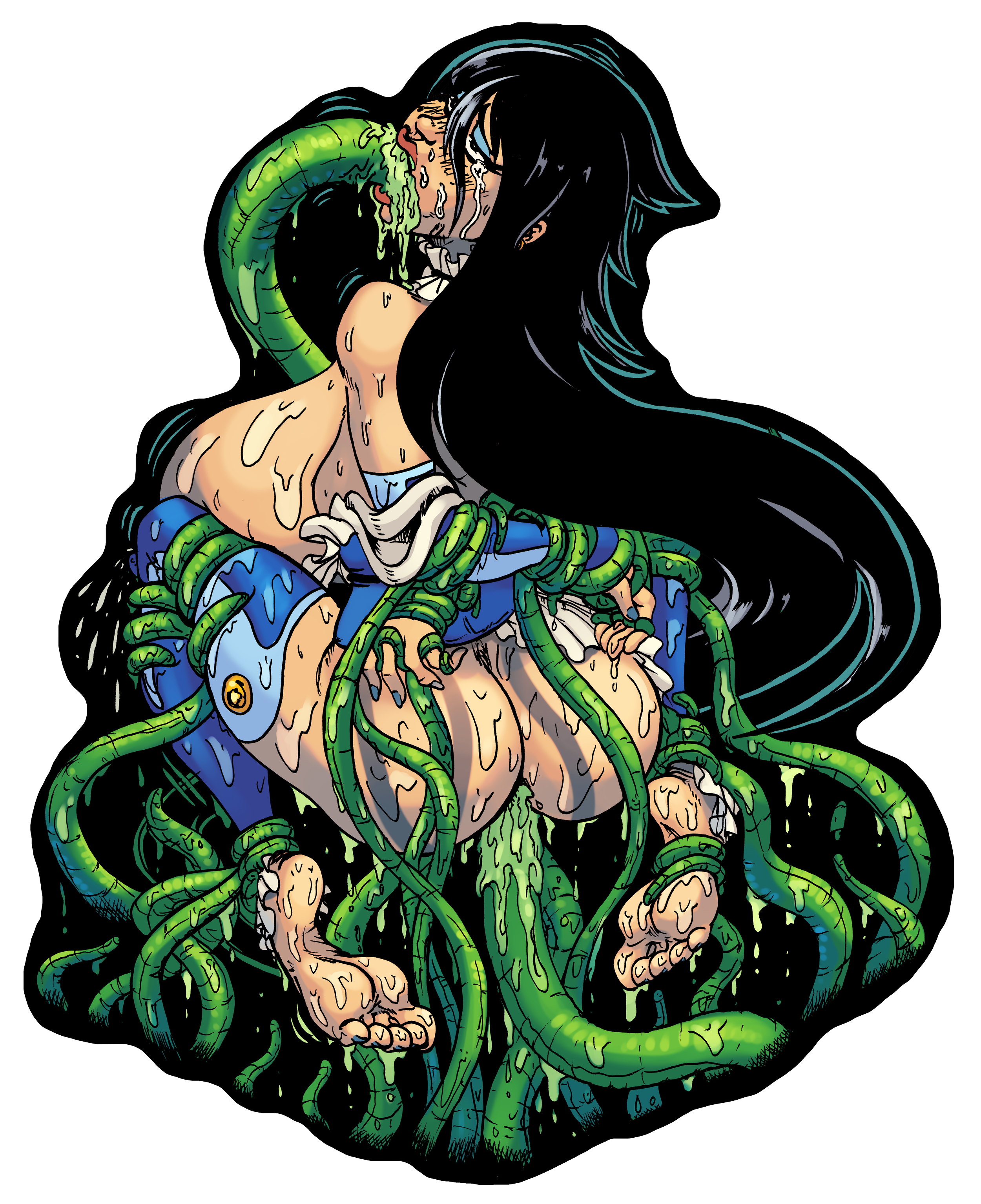 Segora Tentacles (Big Holographic Sticker)