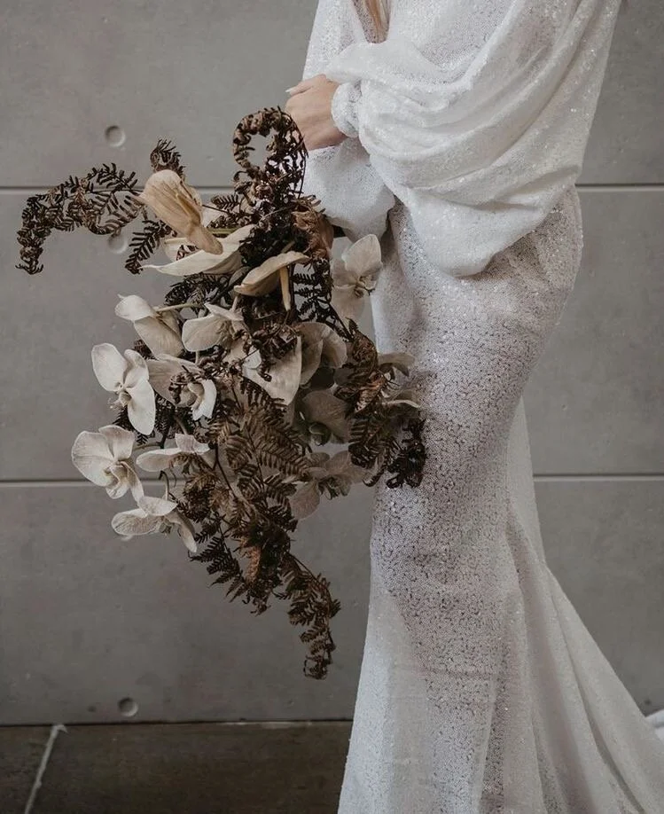 Bridal Bouquet Shades of Brown
