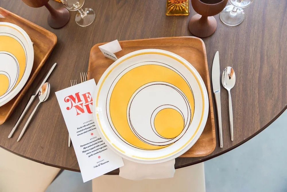 Retro place setting 