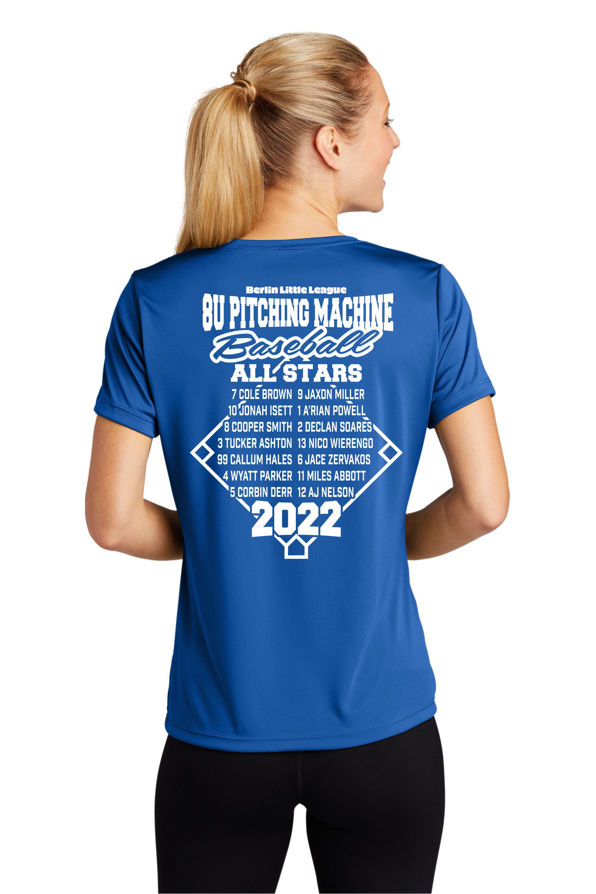 BLL All Stars Roster Tee-Sport-Tek® Ladies PosiCharge® Competitor™ Tee — Photo Magic