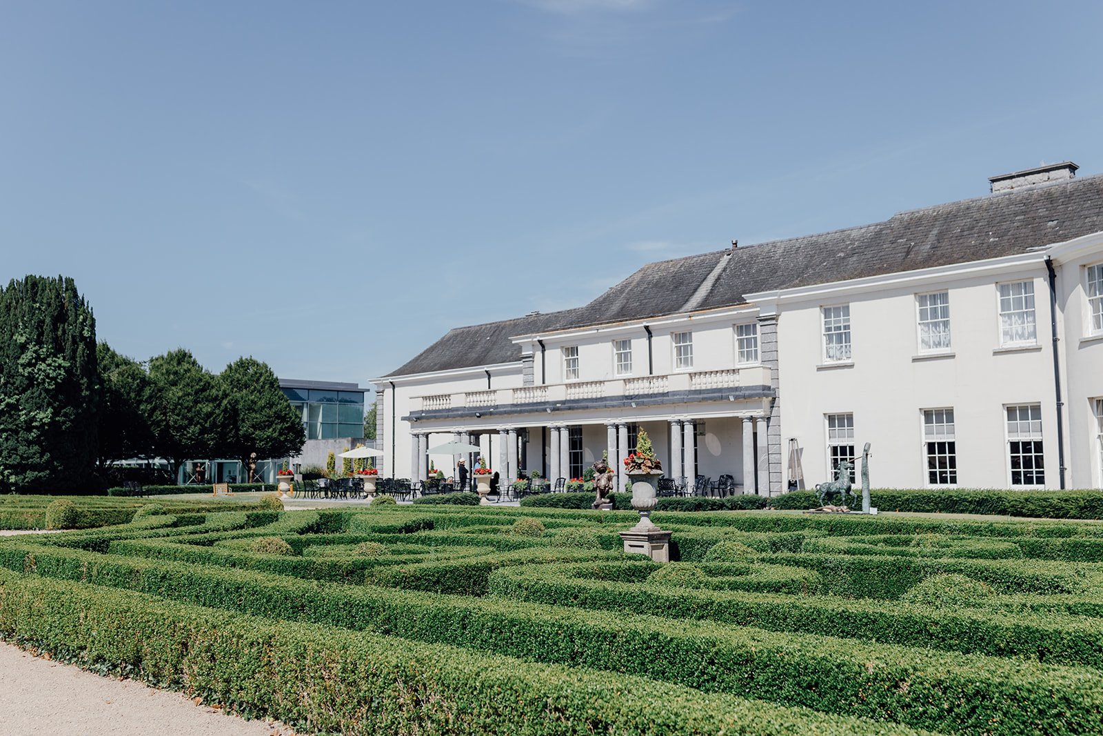 Manor House and formal gardens at Castlemartyr Resort, Cork