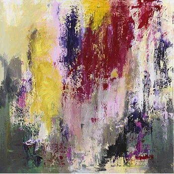 Seduced Acrylic On Canvas 30X30 in.