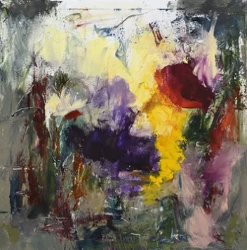 Jazz Of Night, Acrylic On Canvas 30X30 in.
