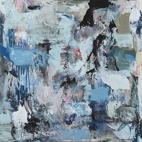 Glacier, Acrylic On Canvas, 30x30 in.