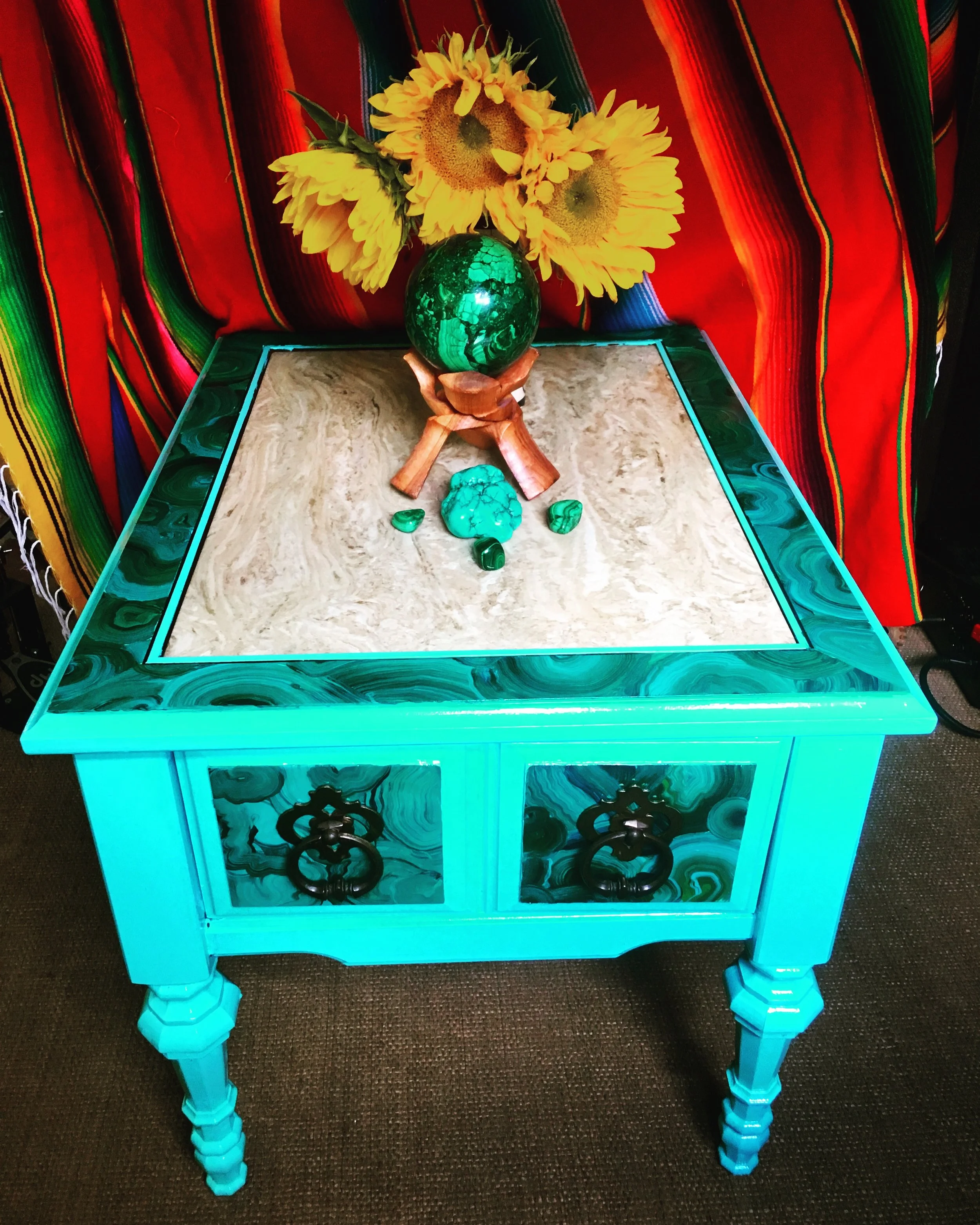 Faux Painting: Malachite