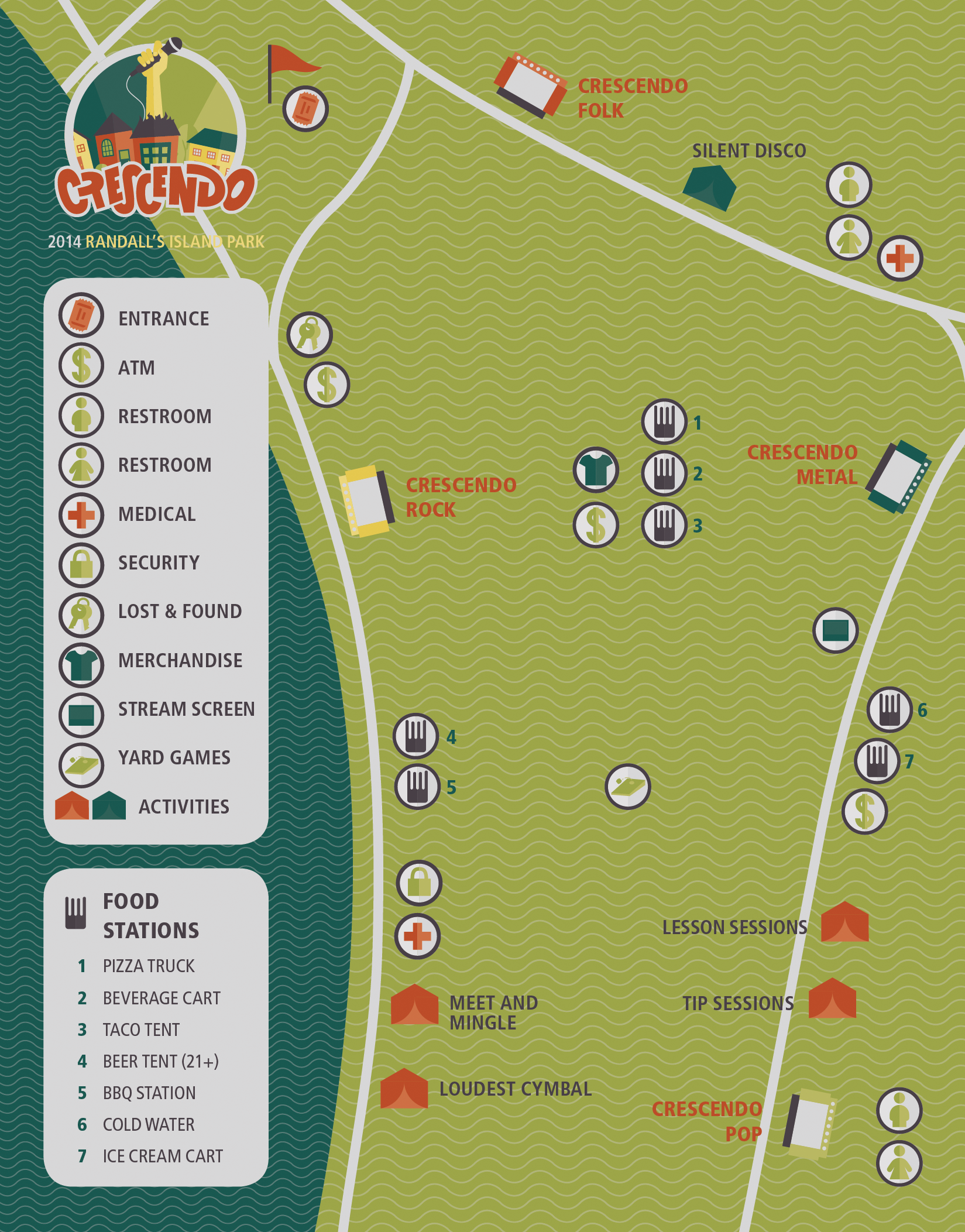 New York festival map