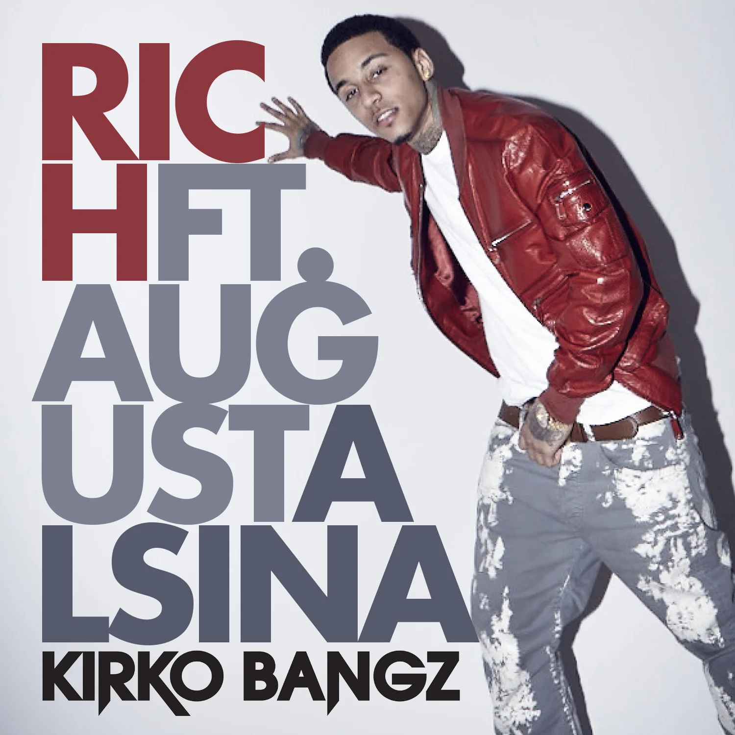 Single cover design for Kirko Bangz's "Rich"