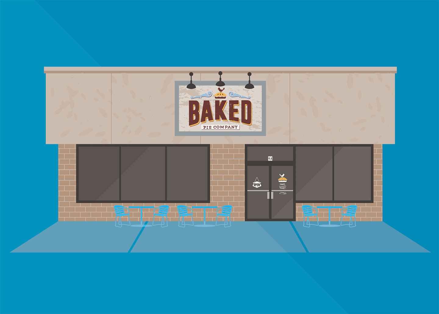Baked Pie Company, Long Shoals Road, Asheville