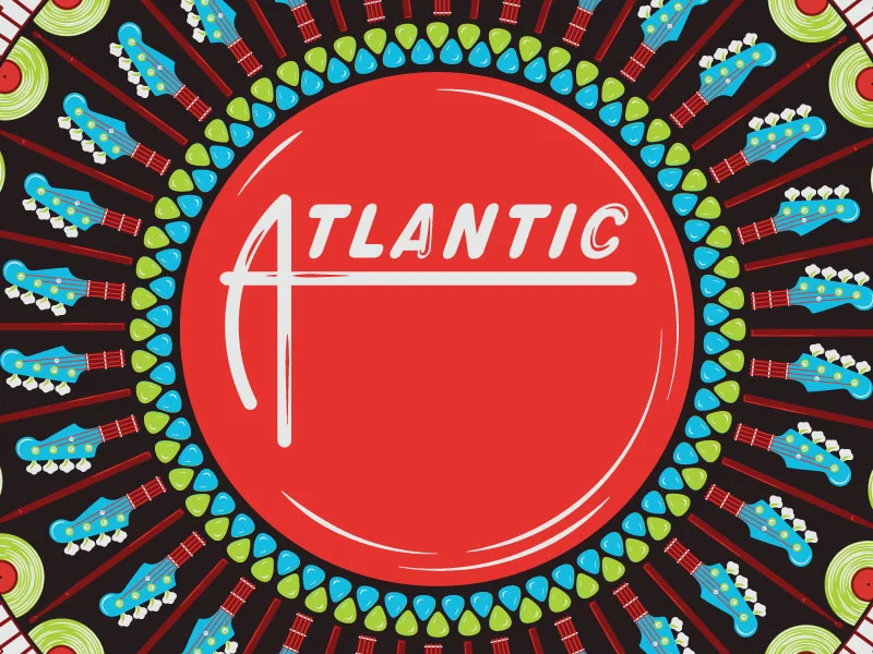 Album cover design Atlantic Records