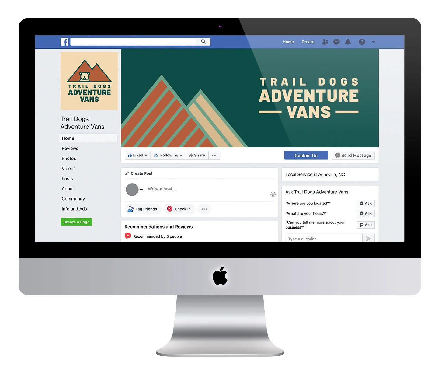 Social media profile graphics