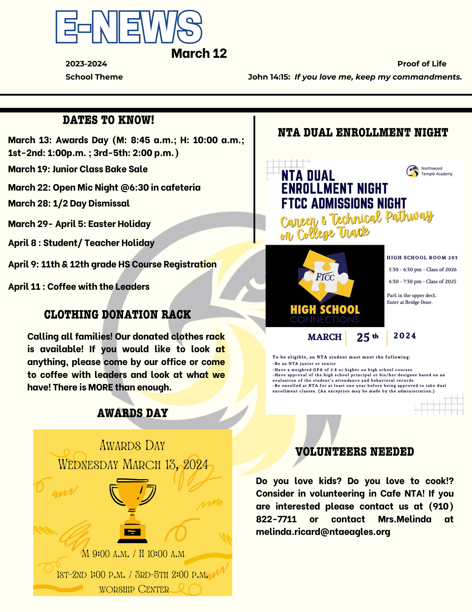 News — Northwood Temple Academy