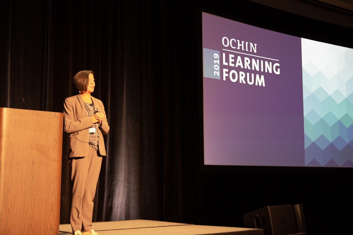 On Tuesday, attendees heard from Sandra R. Hernández, the CEO of the California Health Care Foundation, as she shared her insights into the future of health care from her view in California.