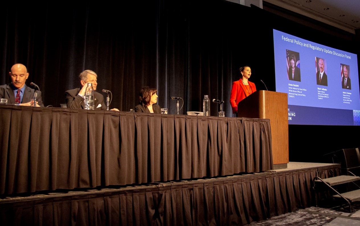 Jennifer Stoll, OCHIN EVP of Government Relations and Public Affairs, leads a Federal Policy and Regulatory Update Panel.