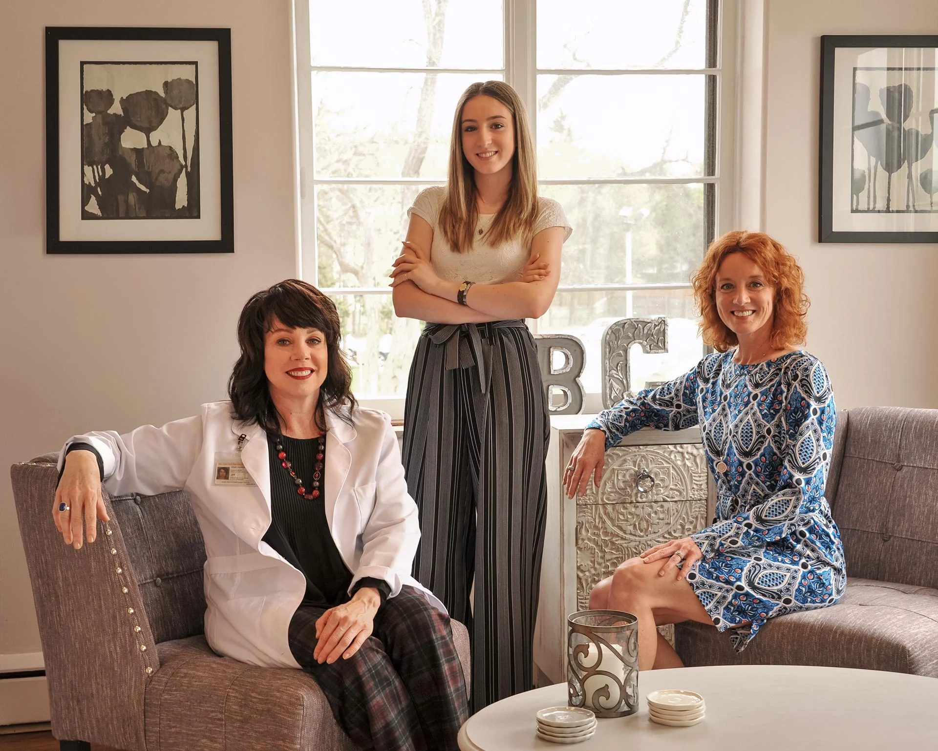 Our Team (L to R): Elizabeth Hughes, FNP, Elaine Alfano, Kathleen Hughes Alfano