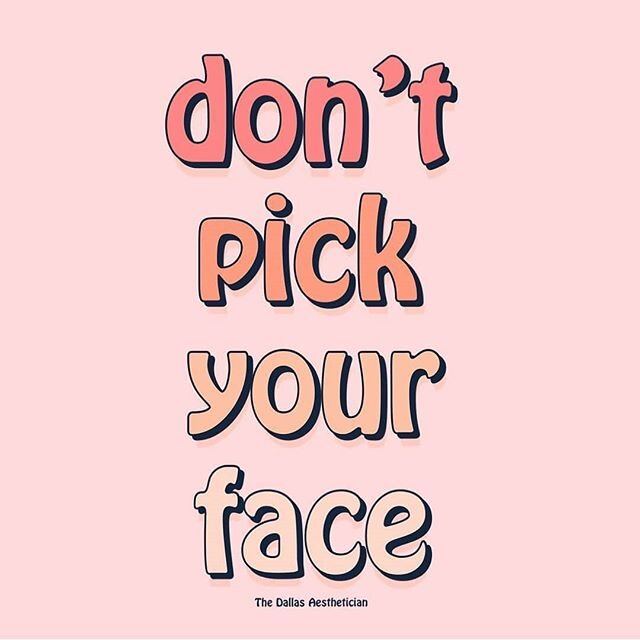 Just a friendly reminder from your girl..don't you do it! You know I'll know you did it when I see you soon🙃
#skintuition #pacificbeach #pb #sandiego #sd #skinisin #skincare #pimple #breakout #clearskin #healthyskin #glow #beauty #esthetician #selfc