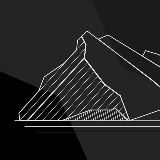 Favorite angles on Rundle! 🏔 #mountrundle #design #banff #mountains #canmore