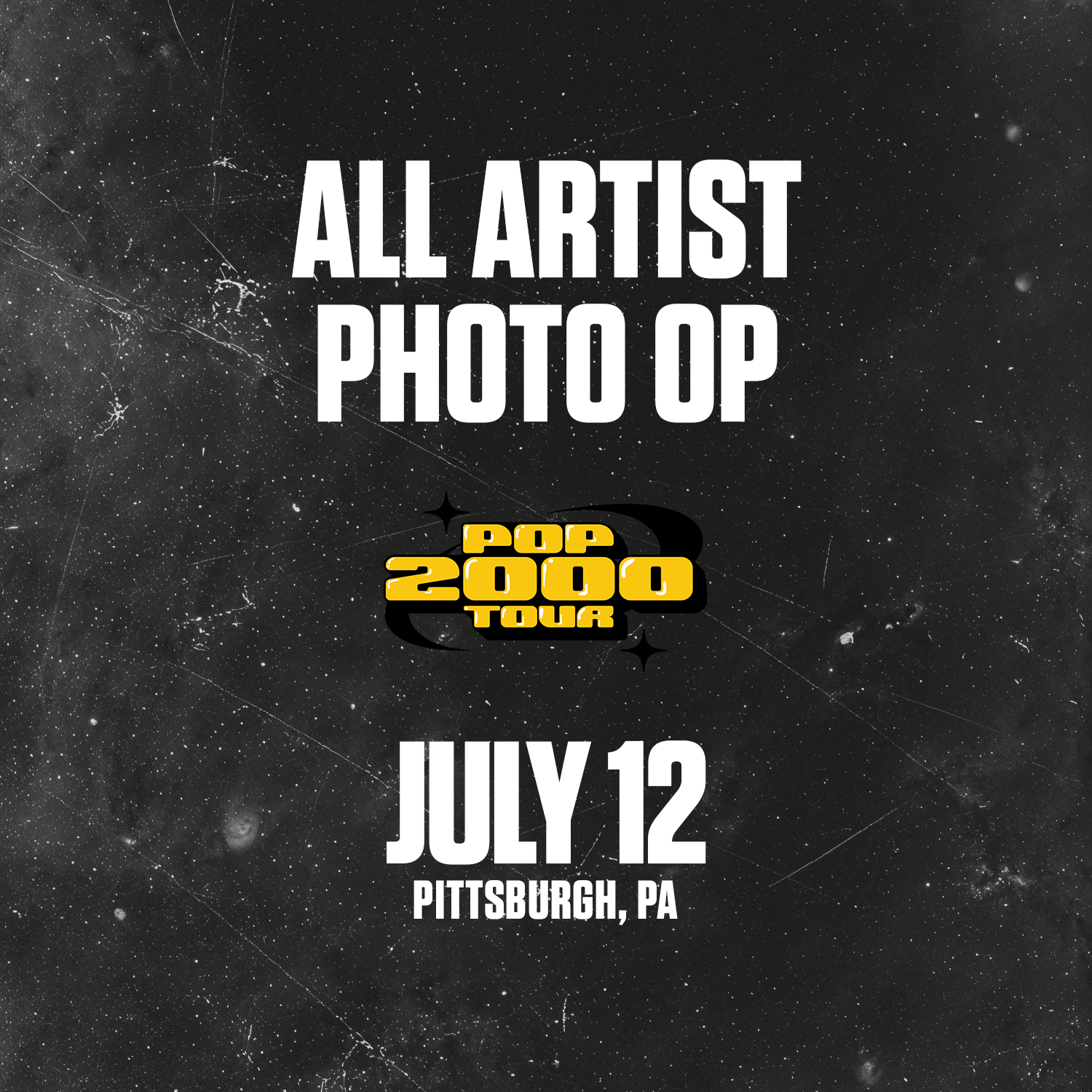 All Artist Photo Op - July 12, Pittsburgh, PA