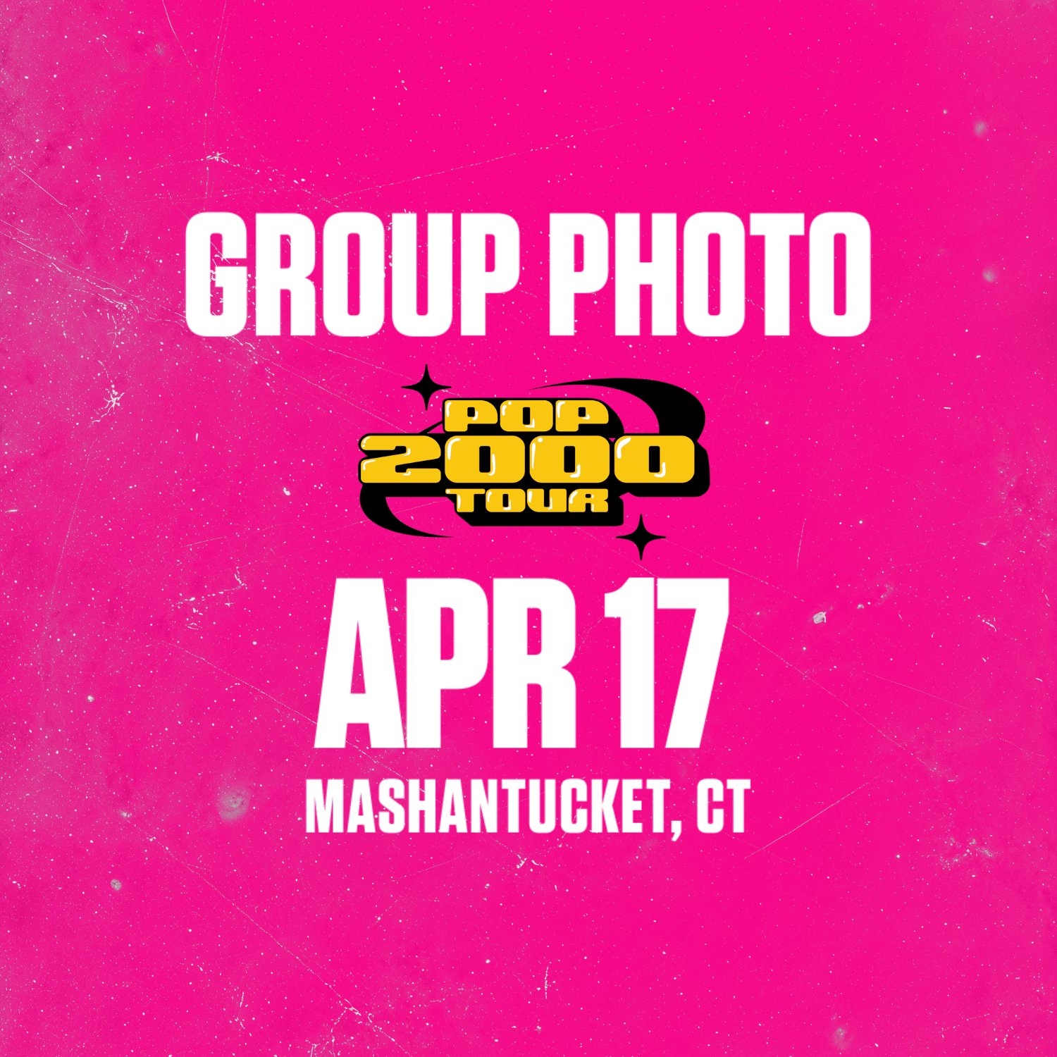 All Artist Photo OP - April 17, Mashantucket, CT