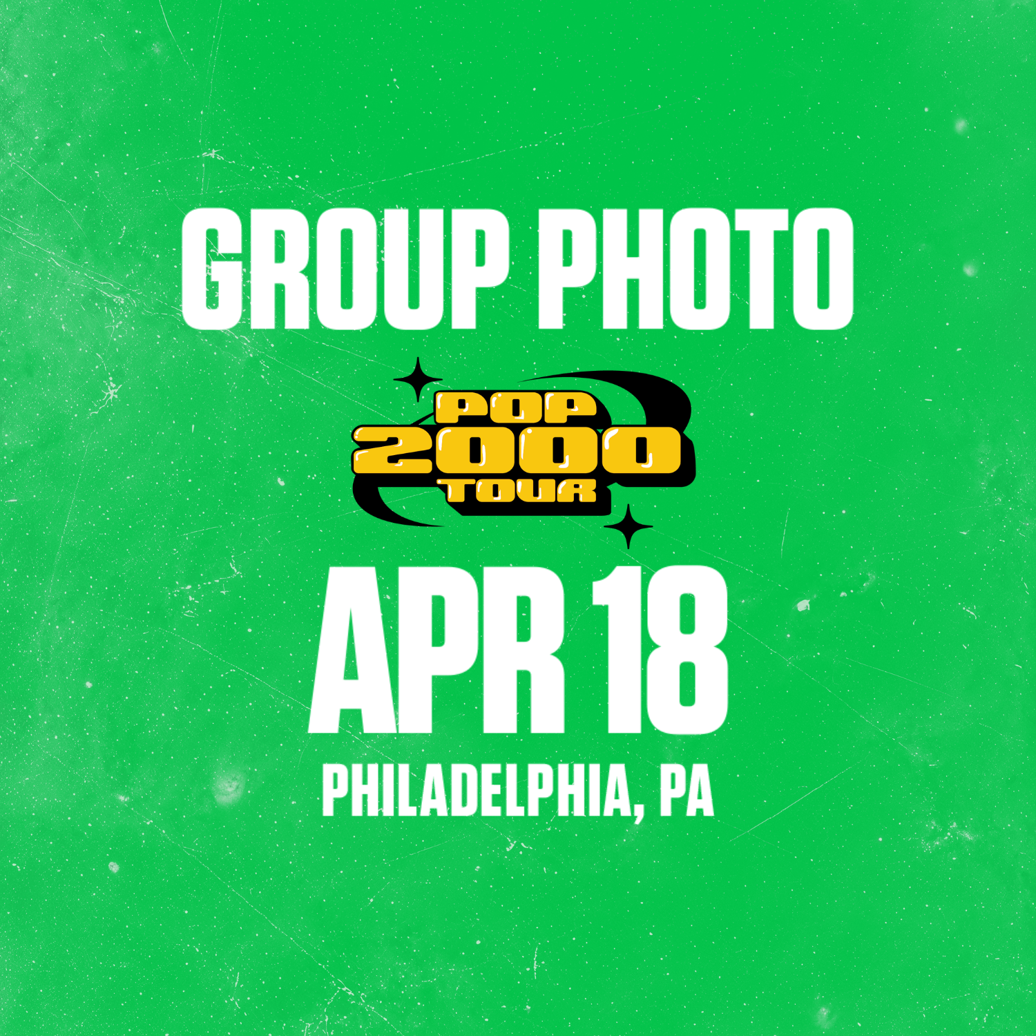 All Artist Photo Op - April 18, Philadelphia, PA